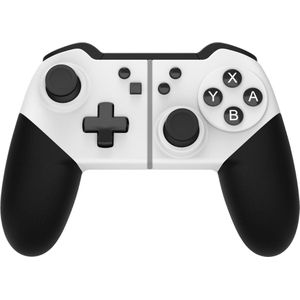 Qware - Switch Controller - Zwart/wit - Bluetooth - Oplaadbaar