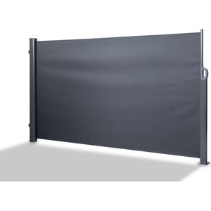 Oprolbaar Windscherm - Antraciet - Uittrekbaar Windscherm - 160x300cm