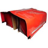 De Poort Luxe - Dubbele Fietstas - 90 l - Rood