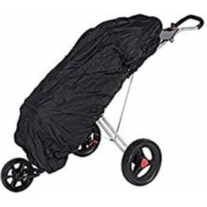 Apron - Raincover - rain cover - nylon - zwart - voor cart bag - regenhoes - golf