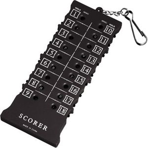 Apron - Holes Counter - 18 hole - Slagenteller - Handteller - Golftrainingsmateriaal - Golfaccesoires - handige scoreteller - Golfscore teller - Golfset - Golfscoreteller