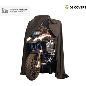 REV onthullingshoes voor motor van DS COVERS – Indoor – Zwart – Bescherming tegen stof en vuil – Extra zachte binnenzijde – Elegant Verrassingseffect – Incl. Opbergzak - Maat XL