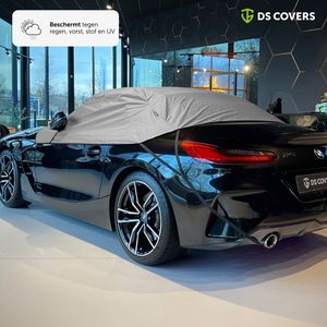 ROOF dakhoes voor auto's van DS COVERS – Outdoor – cabrio/coupé/sedan-fit - Bescherming tegen regen, vorst, stof en UV – Krasvrije binnenzijde – Incl. Opbergzak – Maat L