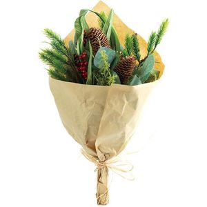 House of Nature Boeket Bloemen Kunststof 46cm kerst