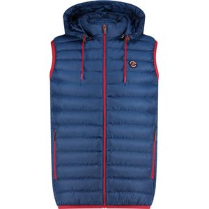 A Fish Named Fred - Bodywarmer - Blauw - Polyester - Met Rits