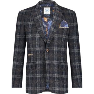 A Fish Named Fred - Colbert - Bruin - Geruit - Slim Fit