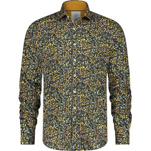 A Fish Named Fred - Overhemd - Gold Yellow - Trees Trunks (29.009.502)