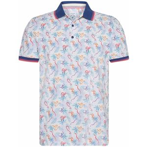 A Fish Named Fred - Polo - Lichtblauw - Katoen