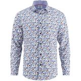 A fish named Fred - Regular Fit - Overhemd - Wit - Lange Mouwen