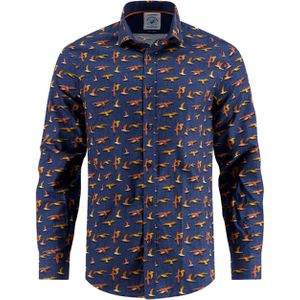 A Fish Named Fred - 32.016 - Overhemd - Navy