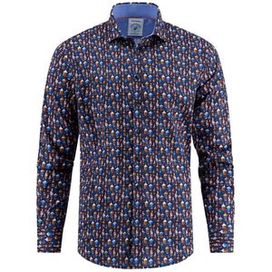 A Fish Named Fred - Bottle Row - Overhemd - Blauw