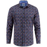 A Fish Named Fred - Bottle Row - Overhemd - Blauw