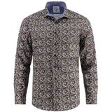 A fish named Fred - Regular Casual Overhemd - Multi