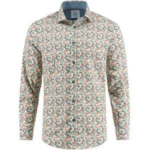 A fish named Fred - Regular Casual Overhemd - Groen