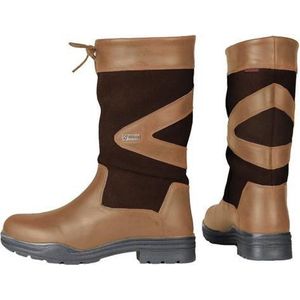 Horka - Greenwich - Outdoor Laars - Zand - Leer en Suède - Waterdicht