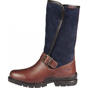 Horka Outdoorlaars Chesterfield Leer/bont/rubber Blauw/bruin Mt 45