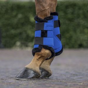 Horka Equestrian Pro Embossed Brushing Tendon Laarzen Zwart,Grijs L