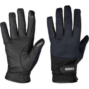 Horka - Outdoor Handschoenen - Blauw / Zwart - 12 jaar