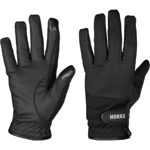 Horka - Outdoor Handschoenen - Zwart - 12 jaar