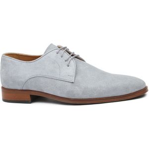 Melik Schoen Cloud Suede Lichtblauw - Maat 45 - Heren - Nette schoenen