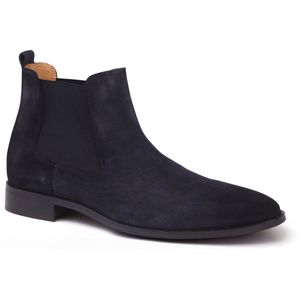 Suitable Chelsea Boot Suede Navy - Heren - Boots