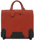 Gigi Fratelli Dames Leren Laptop Trolley 15 inch Romance Business ROM8012 Oranje