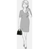 Gigi Fratelli Kleine Schoudertas / Crossbodytas Dames - Leer - Romance - Zwart