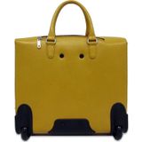 Gigi Fratelli Dames Leren Laptop Trolley 15.6 inch Romance Business ROM8015 Yellowgold