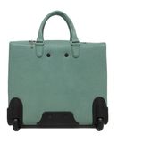 Gigi Fratelli Dames Leren Laptop Trolley 15.6 inch Romance Business ROM8015 Jade