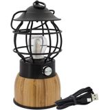 Eurotrail Breeze Oplaadbare Windlamp - Black