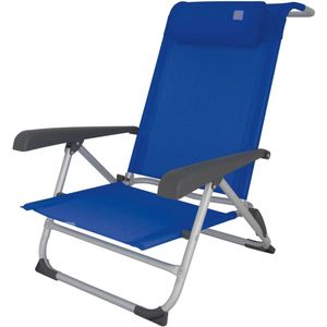 tectake® Ligstoel met dak, opvouwbare ligstoel met kussen zijzak, opvouwbaar, gemakkelijk mee te nemen, strandligstoel, opvouwbare ligstoel voor de tuin, ligstoel