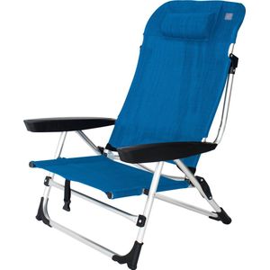Eurotrail - Marbella - Strandstoel - Royal Blue - Textilene - Aluminium Frame