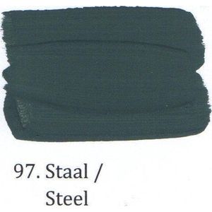Matte muurverf 1 ltr 97- Staal