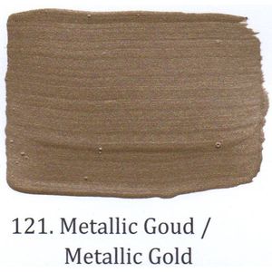 Metallic muurverf 2,5 ltr 121. Goud