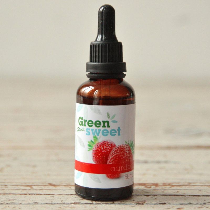 Greensweet Stevia Vloeibaar Aardbei 50 ml