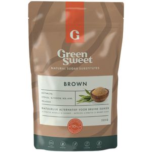 Greensweet - Bruine Suiker Vervanger - 225gr - Natuurlijke Ingrediënten