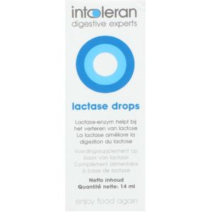 Intoleran - Lactase Druppels - 14 ml - Enzymen