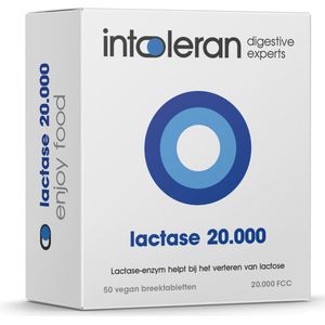 Intoleran Lactase 20.000 FCC Breektabletten