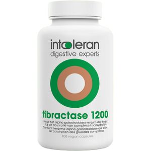Intoleran - Fibractase Forte - Enzymen - 108 Capsules - Low FODMAP Certified