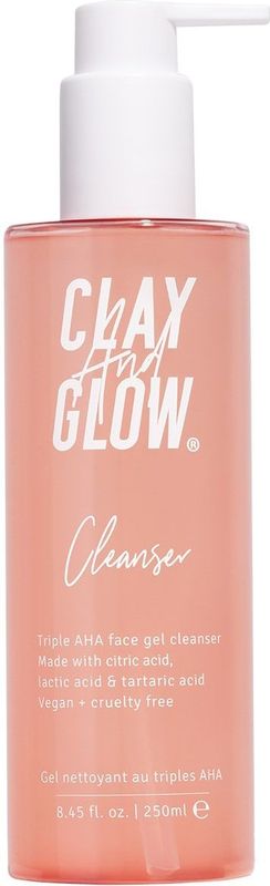 Clay And Glow - Reinigingsgel - Aardbei - 100ml - Natuurlijke Ingrediënten