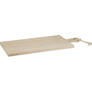 Borrelplank Maat XL Maison Bleu Walnoot Houten met Touw 59 x 20 x 2 Cm