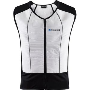 INUTEQ - Bodycool Hybrid - Koelvest - Wit/Zwart - 2 in 1 - Tot 8 Uur Koeling