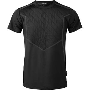 INUTEQ Bodycool T-shirt - Koel T-shirt - 100 Polyester - Zacht - Ultra Rekbaar - Zwart