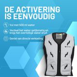 INUTEQ - Bodycool Smart Vest - Zwart - INUTEQ-DRY® Nylon Jersey