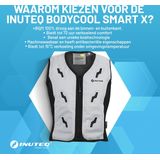 INUTEQ - Bodycool Smart Vest - Zwart - INUTEQ-DRY® Nylon Jersey