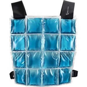 INUTEQ - Biobased PCM Coolover - Body Cooling Vest - Constante Koeling van 15˚C - Sport Herstel - Sportersuitrusting