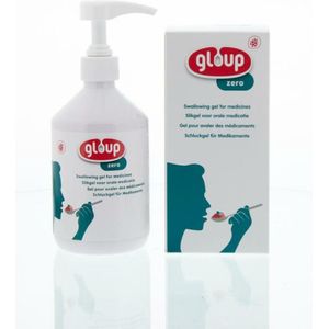 Gloup Zero medicatie inname gel framboos 500 ml