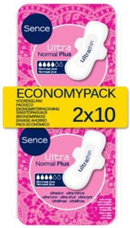 Sence Maandverband Normal 2x 10 stuks