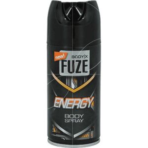 12x Body-X Fuze Deospray Energy 150 ml