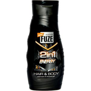 12x Body-X Fuze Douchegel Hair & Body Energy 300 ml